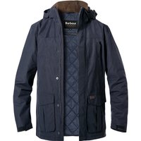 Barbour Herren Jacke blau Baumwolle unifarben von Barbour