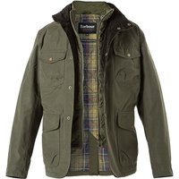 Barbour Herren Jacke grün Baumwolle unifarben von Barbour