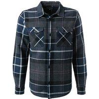 Barbour Herren Overshirt schwarz Baumwolle von Barbour