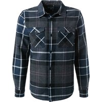 Barbour Herren Overshirt schwarz Baumwolle von Barbour