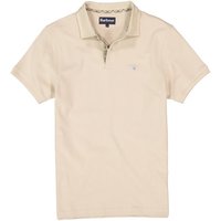 Barbour Herren Polo-Shirt beige Baumwoll-Piqué von Barbour