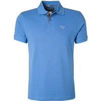 Barbour Herren Polo-Shirt blau Baumwoll-Piqué von Barbour