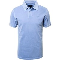 Barbour Herren Polo-Shirt blau Baumwoll-Piqué von Barbour