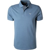 Barbour Herren Polo-Shirt blau Baumwoll-Piqué von Barbour