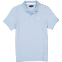 Barbour Herren Polo-Shirt blau Baumwoll-Piqué von Barbour