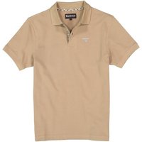 Barbour Herren Polo-Shirt braun Baumwoll-Piqué von Barbour