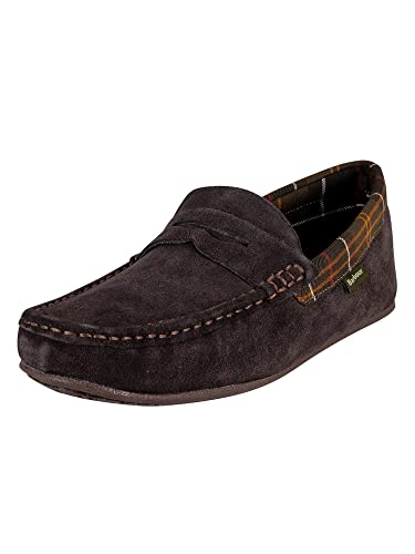 Barbour Herren Porterfield Wildleder Atmungsaktive Komfort Slip-on Hausschuhe EU GR�SSEN 40-46 von Barbour