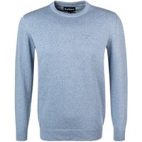 Barbour Herren Pullover blau Baumwolle unifarben von Barbour