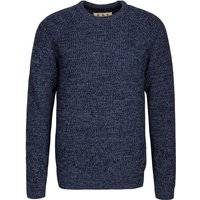 Barbour Herren Pullover blau Wolle unifarben von Barbour