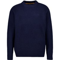 Barbour Herren Pullover blau Wolle unifarben von Barbour