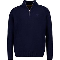 Barbour Herren Pullover blau Wolle unifarben von Barbour