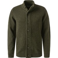 Barbour Herren Cardigan grün Wolle unifarben von Barbour