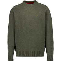 Barbour Herren Pullover grün Wolle unifarben Barbour Herren Pullover grün Wolle unifarben von Barbour