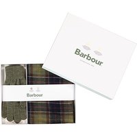 Barbour Herren Schal/Handschuhe grün von Barbour