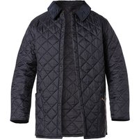 Barbour Herren Steppjacke blau Mikrofaser unifarben von Barbour