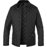 Barbour Herren Steppjacke Schwarz Mikrofaser unifarben von Barbour