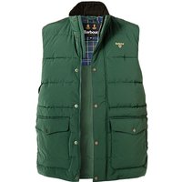 Barbour Herren Steppweste grün Mikrofaser unifarben von Barbour