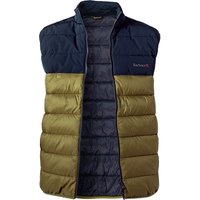 Barbour Herren Steppweste grün Mikrofaser unifarben von Barbour