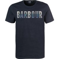 Barbour Herren T-Shirt blau Baumwolle von Barbour