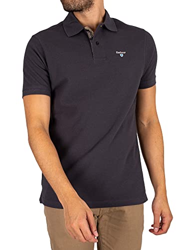 Barbour Herren Tartan Pique Poloshirt, Blau, 3XL von Barbour