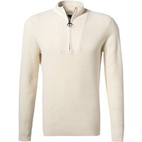 Barbour Herren Troyer weiß Baumwolle unifarben von Barbour
