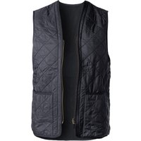 Barbour Herren Weste blau unifarben von Barbour