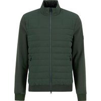 Barbour Hybride Steppjacke Collins mit Sweat-Ärmeln und Label-Patch in XL von Barbour