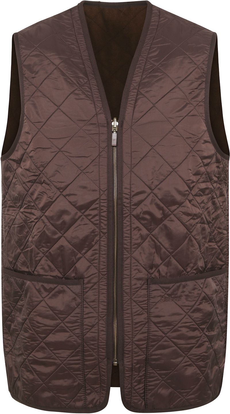 Barbour Innenfutter Polarquilt Braun - Größe XL von Barbour