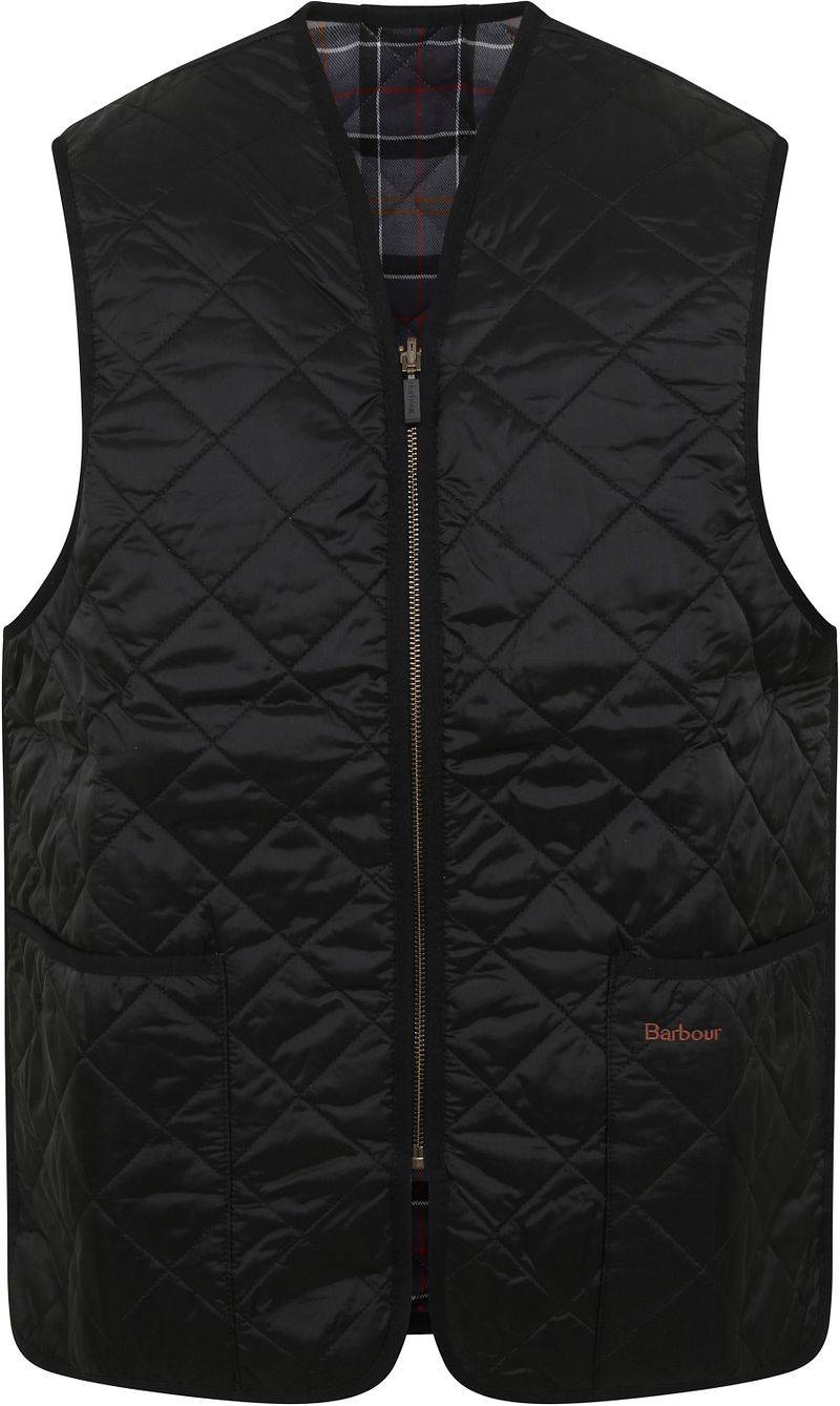 Barbour Innenfutter Quilted Zip-in Schwarz - Größe 56 von Barbour