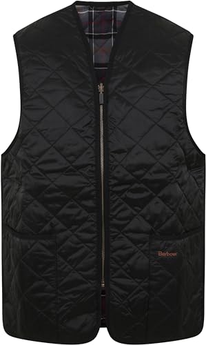 Barbour Innenfutter Quilted Zip-in Schwarz - Grösse 58 - Herren - Bekleidung von Barbour