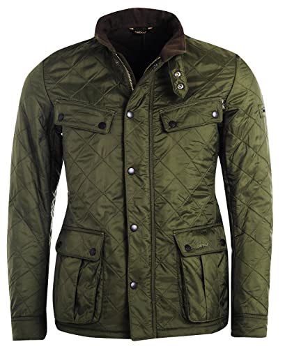 Barbour International™ Ariel Mens Polarquilt Jacket Olive M von Barbour