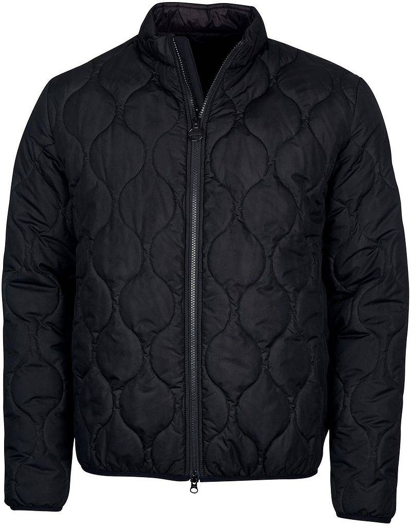 Barbour International Accelerator Race Quilt Steppjacke Schwarz - Größe XL von Barbour