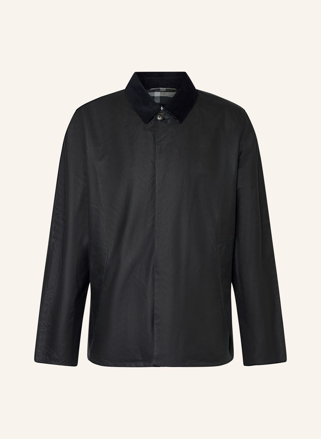 Barbour Jacke Lorden Wax Mac blau von Barbour