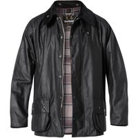 Barbour Herren Jacke schwarz Baumwolle unifarben von Barbour