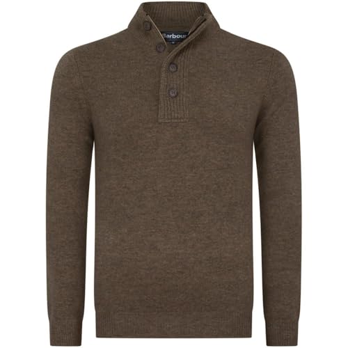 Barbour Knitted Sweater Half Zip Sid Regular Fit Light Brown L von Barbour