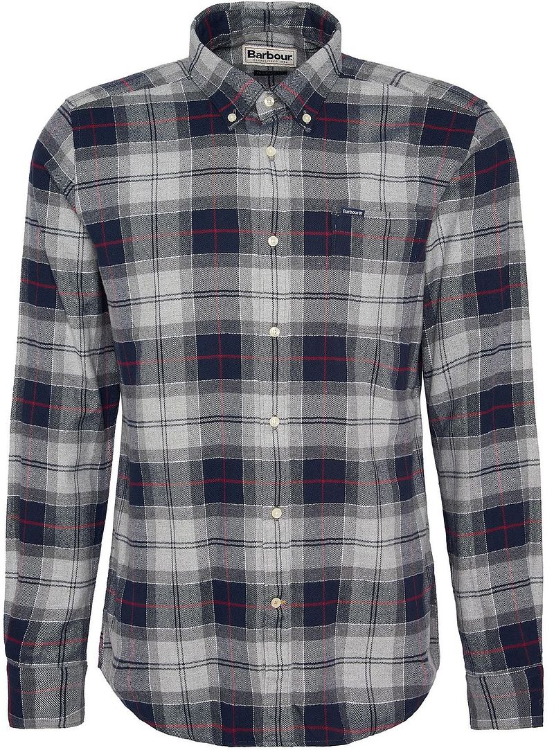 Barbour Kyeloch Hemd Karo Blau Grau - Größe XL von Barbour