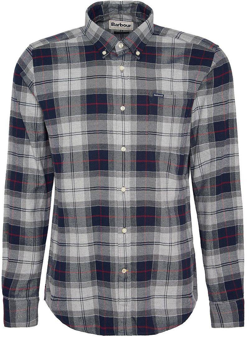 Barbour Kyeloch Hemd Karo Blau Grau - Größe XL von Barbour
