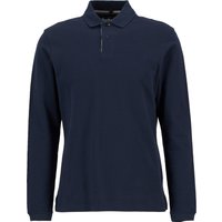 Barbour Langarm-Poloshirt in Piqué-Qualität mit Label-Stickerei in S von Barbour