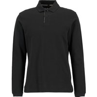 Barbour Langarm-Poloshirt in Piqué-Qualität mit Label-Stickerei in S von Barbour