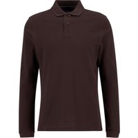 Barbour Langarm-Poloshirt in Piqué-Qualität mit Label-Stickerei in XXL von Barbour