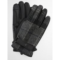 Barbour Lederhandschuhe mit Handrücken aus Wolle, Barbour Tech in XL von Barbour