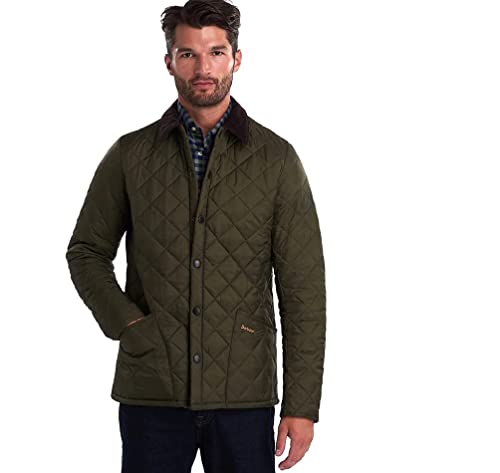 Barbour Liddlesdale Classic Quilted Jacket (M, Olive) von Barbour