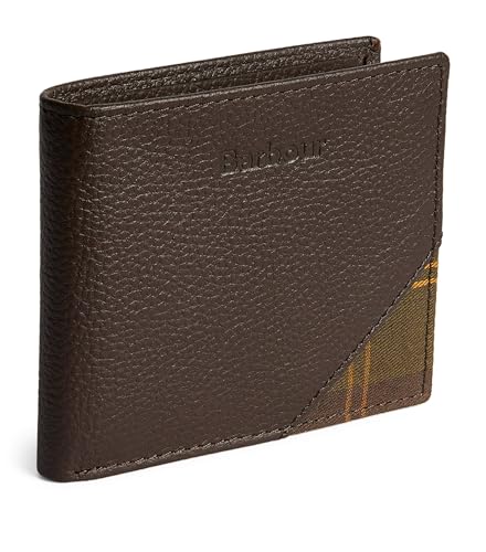 Barbour MLG006-BR11 Tarbert Brown Leather Bifold Wallet Herren von Barbour