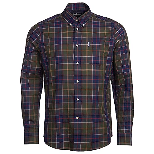 Barbour MSH4982 Herrenhemd Mehrfarbig Wetheram Tailored Shirt MSH4982, Classic Tartan, Medium von Barbour