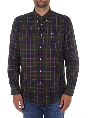 Barbour MSH4982 Herrenhemd Mehrfarbig Wetheram Tailored Shirt MSH4982, Classic Tartan, XL von Barbour