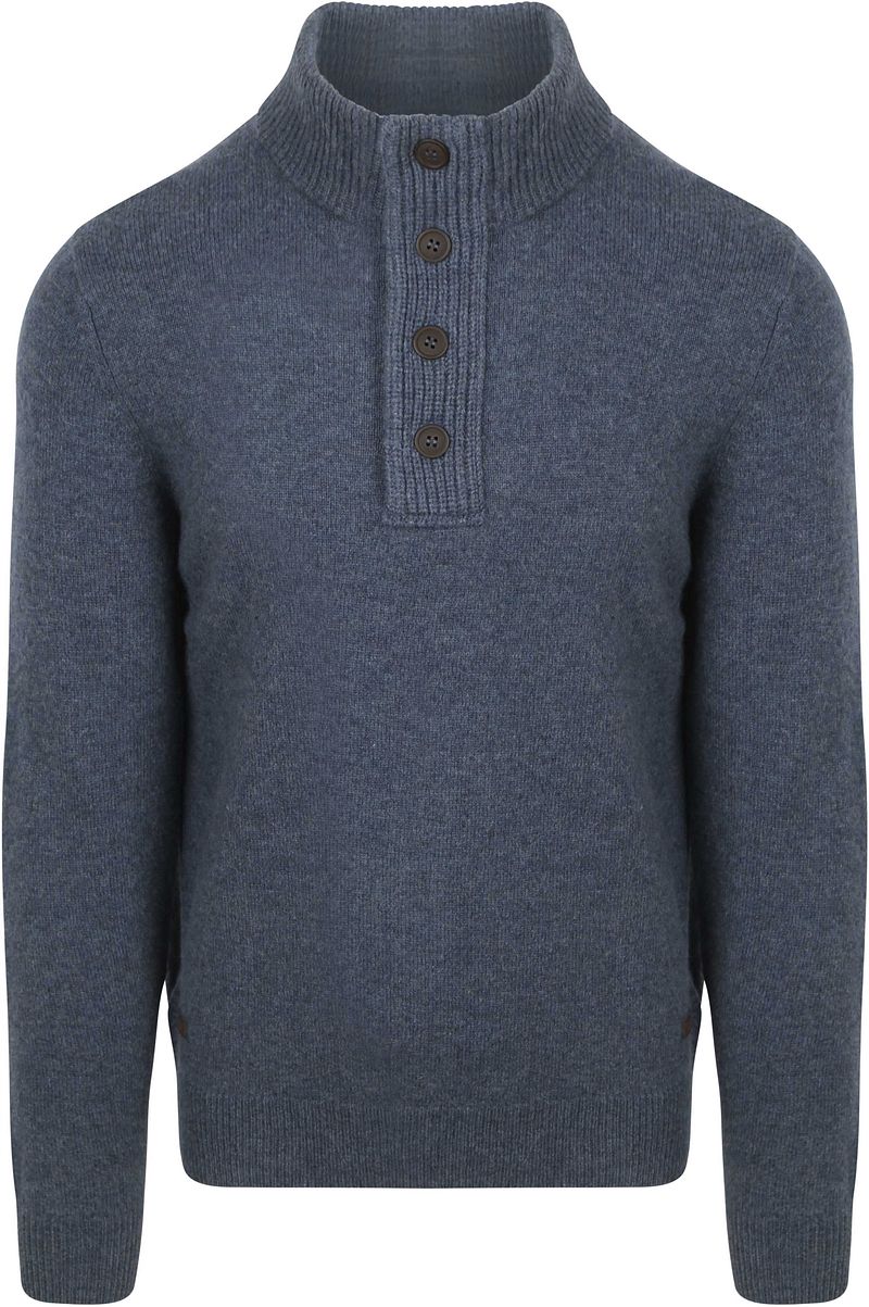 Barbour Mocker Pullover Wolle Indigo - Größe XL von Barbour