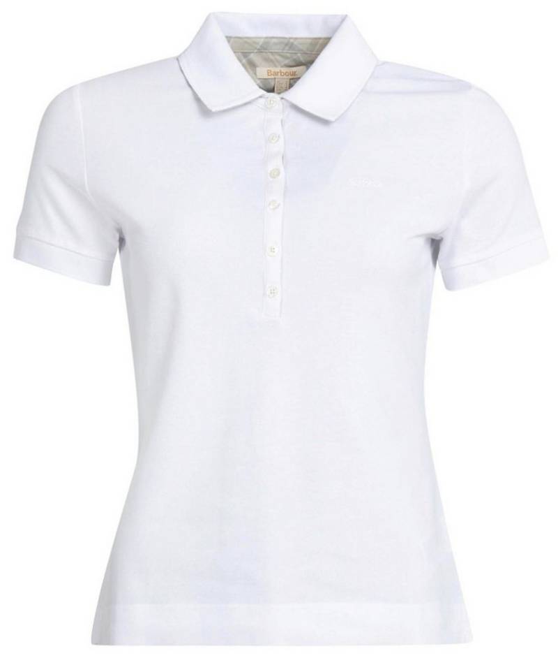 Barbour Outdoorhemd BARBOUR Portsdown Top Poloshirt White/ Silver Birch von Barbour
