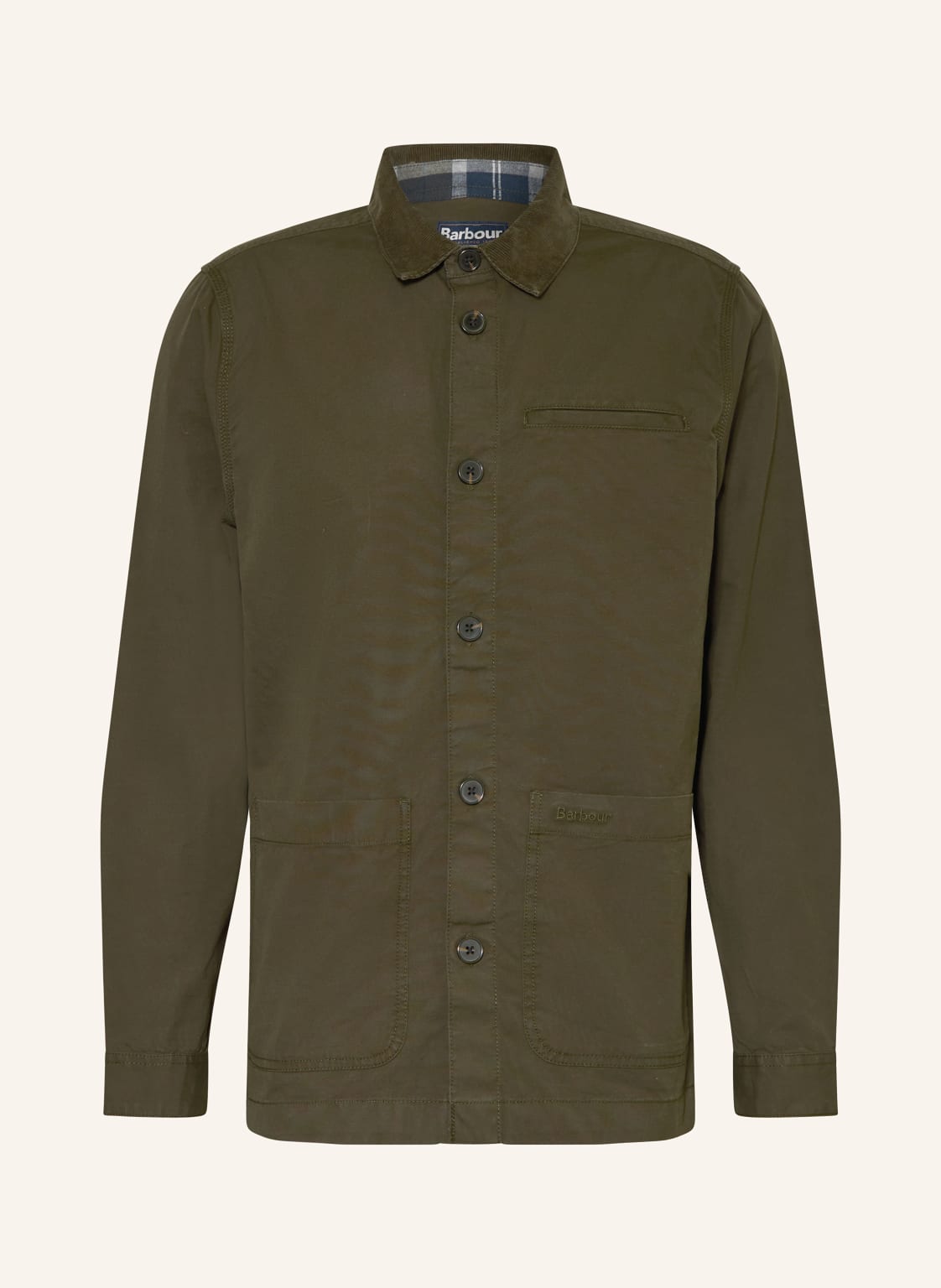 Barbour Overshirt Cole gruen von Barbour