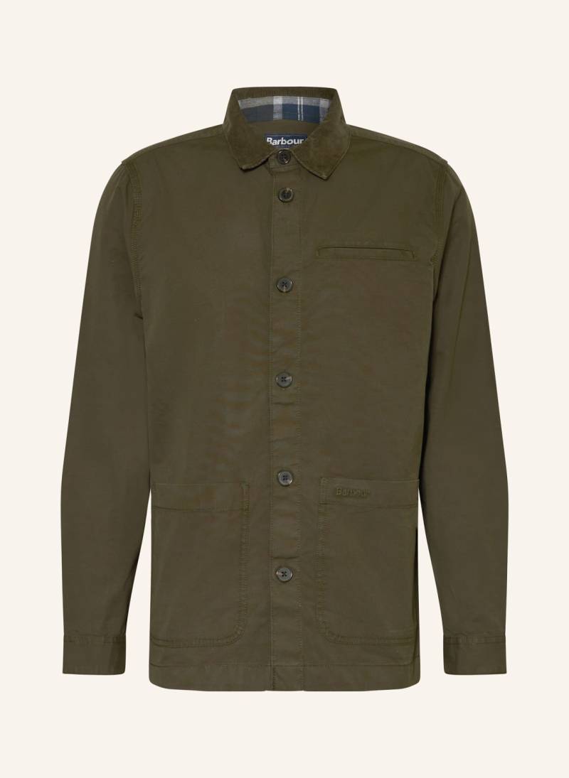 Barbour Overshirt Cole gruen von Barbour