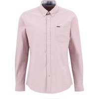 Barbour Oxfordhemd aus Baumwolle mit Label-Schriftzug, Tailored Fit in M von Barbour